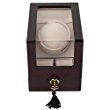 Kendal Top Quality Single Wooden Watch Winder plus 2 Storage with Advanced Control & Reliable Japan Motor W1+2cbk